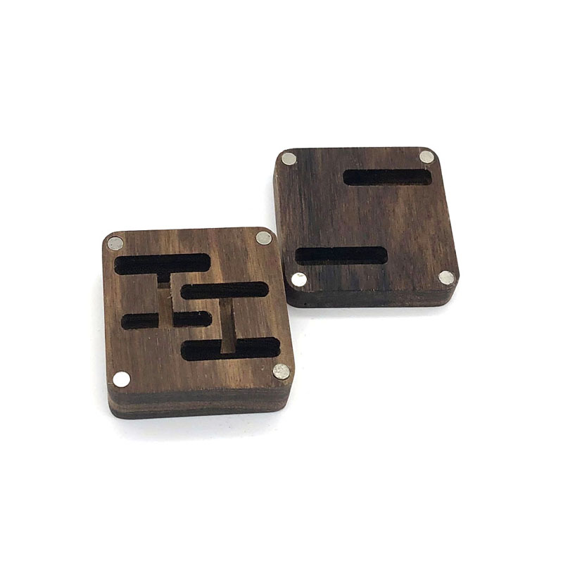 Bosca Pacáistithe Bronntanais Adhmaid Seodra Cufflink