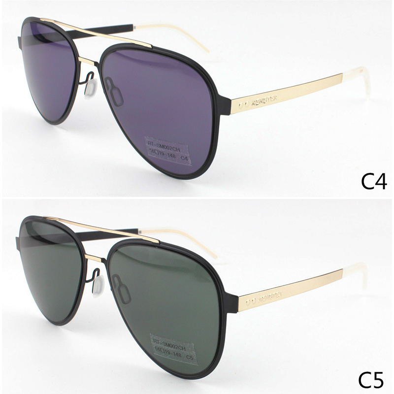 RT-SM002YY 56-19-148 Ábhar Sunglasses: Lionsa Miotal & polaraithe / Níolón