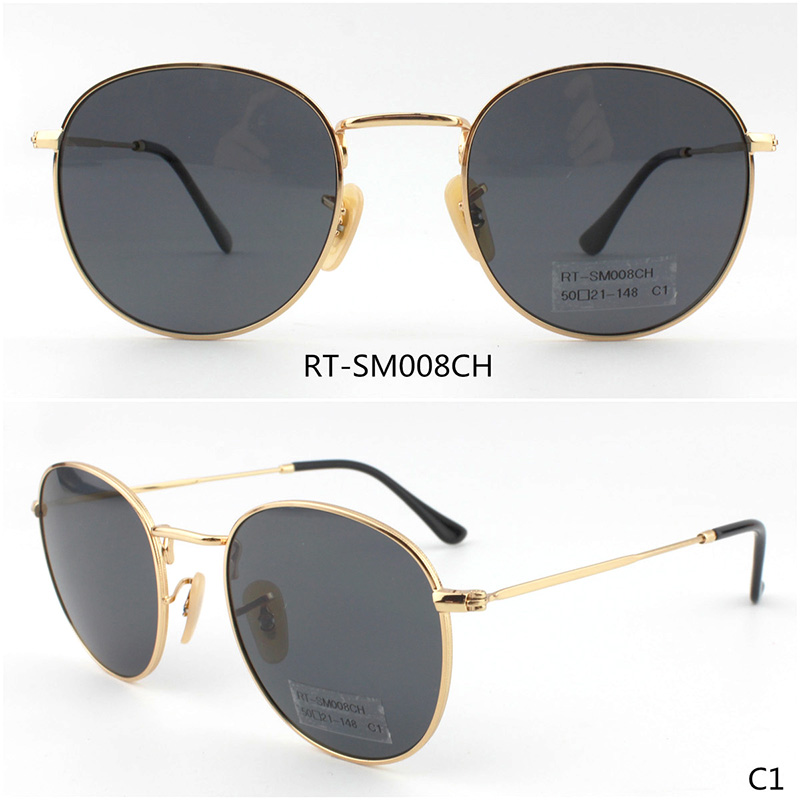 RT-SM008YY 50-21-148 Ábhar Sunglasses: Lionsa Miotal & polaraithe / Níolón