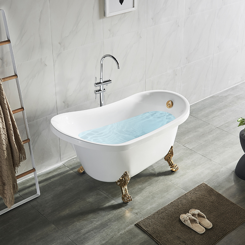 Feadán Folctha Bathtub Aicrileach Crúibe Foot Aicrileach Clasaiceach Neamhspleách d'Aosaigh Ardchaighdeáin