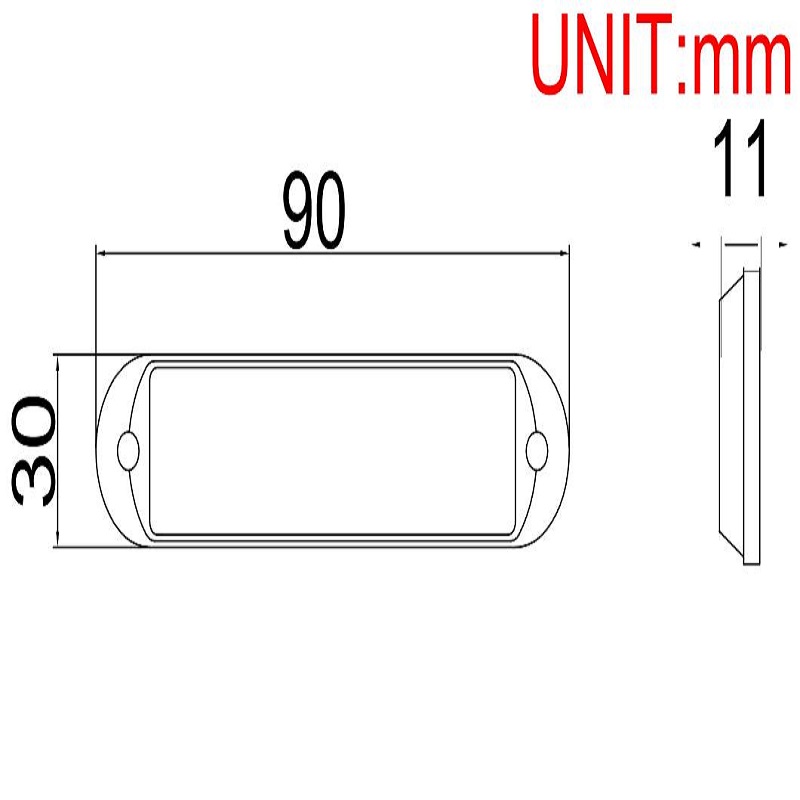 ECE R65 12W LED hoiatuspea