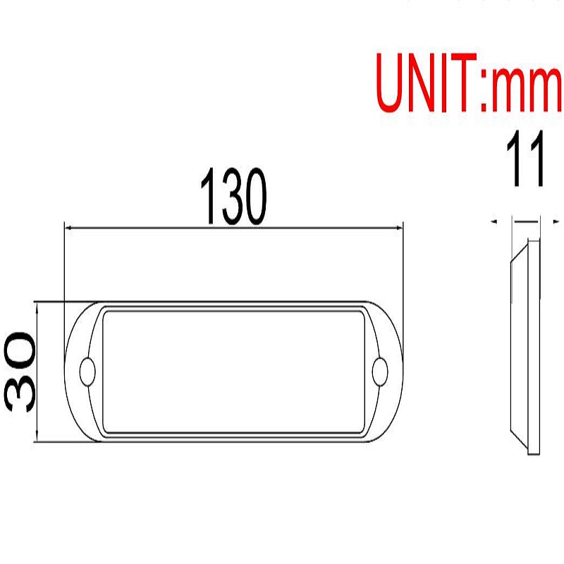 LED18W Slim Hoiatus Valguspea