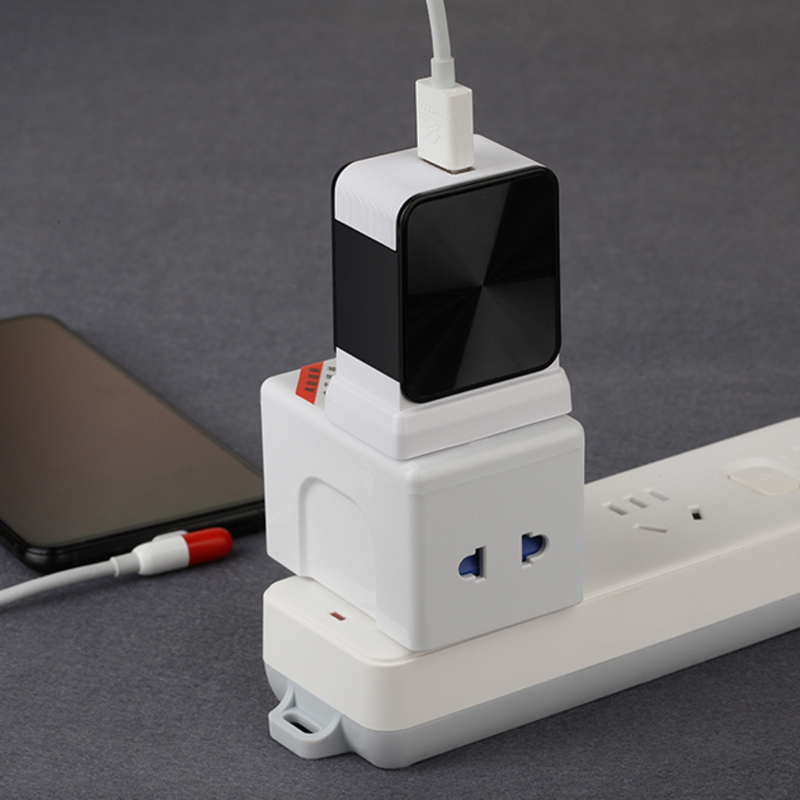 FCC .CE Fón Póca Luchtaire Luath Cuibheoir Uilíoch 2 Port USB taisteal charger monarcha luchtaire iniompartha OEM