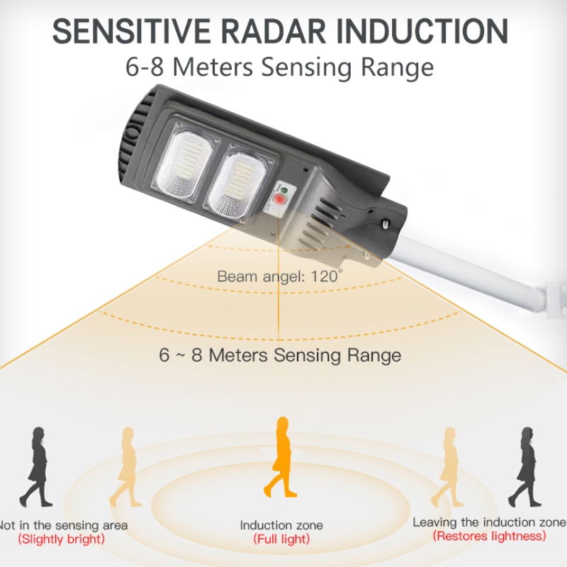 30W 60W 90W 120W Kõik ühes integreeritud SolarLed Street Lamp