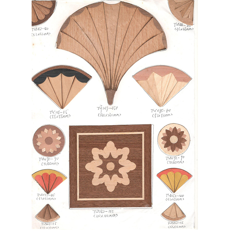 Marquetry inlay 008