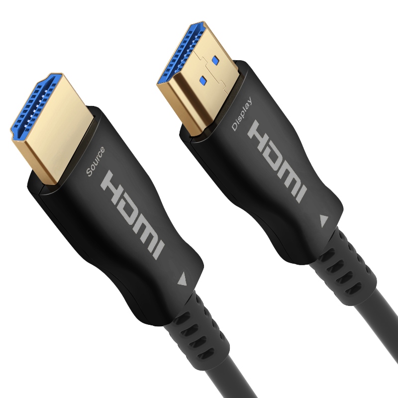 HDMI 2.0 Cábla Optúil Gníomhach Hibrid (AOC) 4K HDMI Cábla