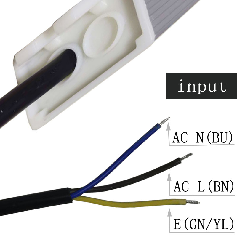 12v15w konstantse pinge, veekindla mini dc ühekordse väljundkiirgusega LED-toiteallikas
