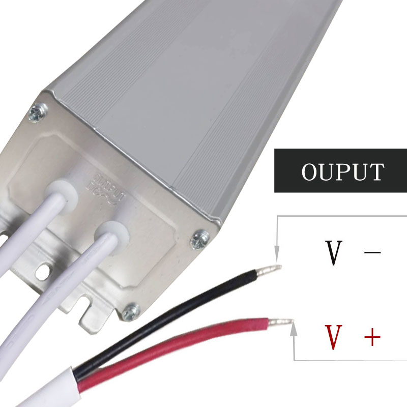 24v 150w stabiliseeritud pinge IP68 veekindel veealune lambi toiteallikas alumiiniumkorpus