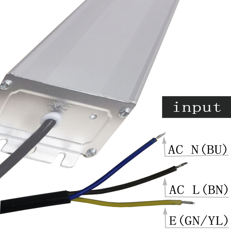 24v 150w stabiliseeritud pinge IP68 veekindel veealune lambi toiteallikas alumiiniumkorpus