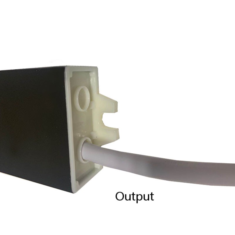 12v50w Zhongshan soláthar tiománaí sliogán alúmanaim dubh liath uiscedhíonach seasmhach ardvoltais