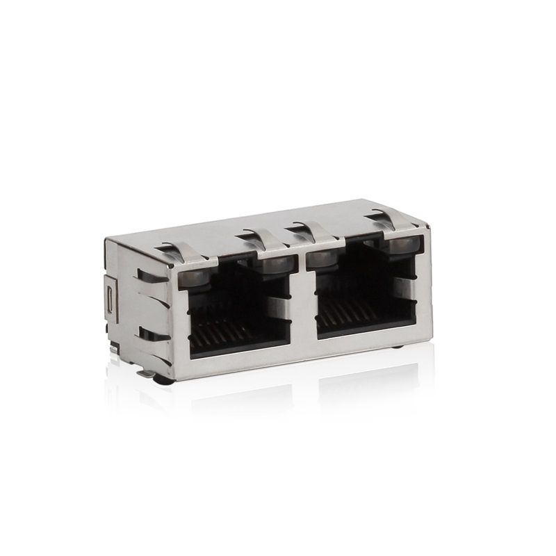 RJ45,1X2, LED, Cás Sciath