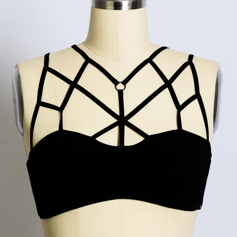 GA-016 Grace Grace Cage Cage Tosaigh Bralette Simless NS M méid NS 2