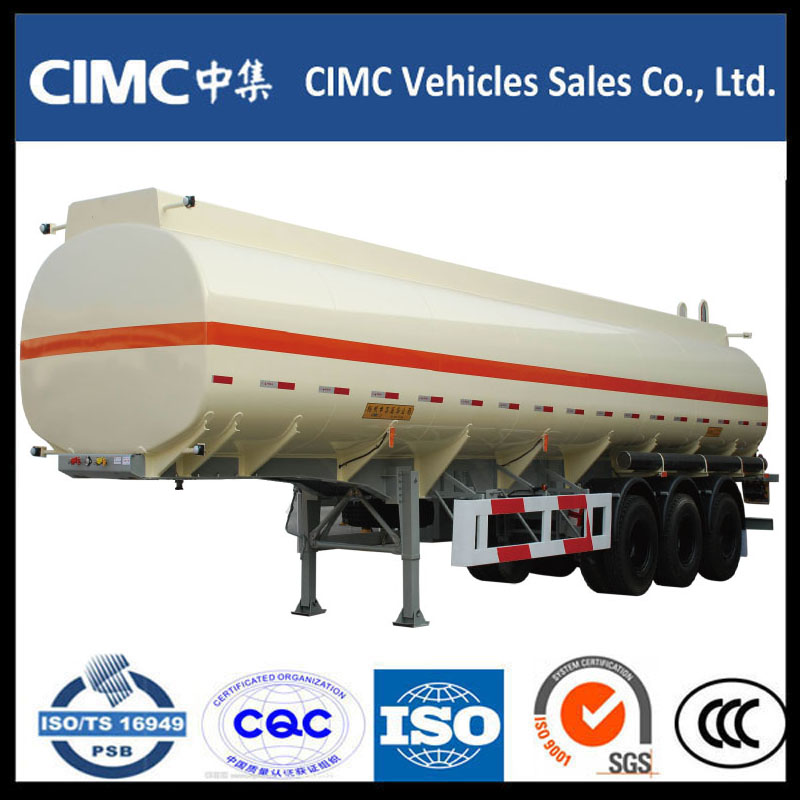 Kõrgkvaliteediline CIMC Fuel Tank Semi Trailer