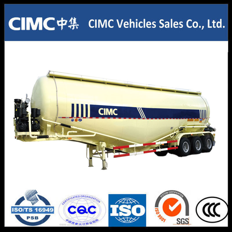 Kuum müük CIMC Bulk Cement Powder Tank Semi Trailer