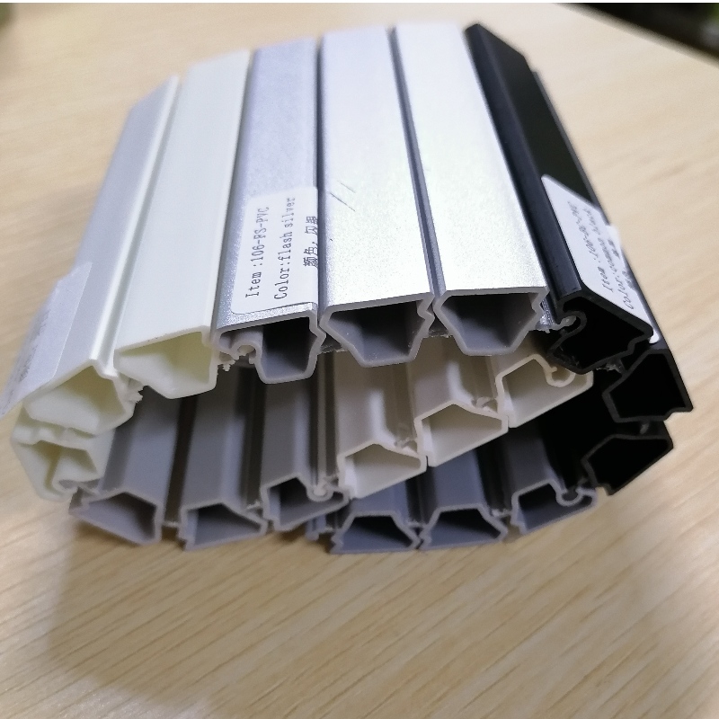 comhlaí sorcóir PVC rátáilte dóiteáin slat comhlaí pvc slat próifíl pvc comh-easbhrúite do dhoras na comh-aireachta