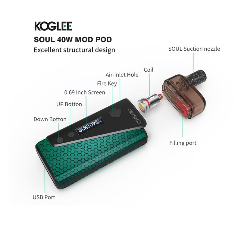 Toitín leictreonach SOUL40W