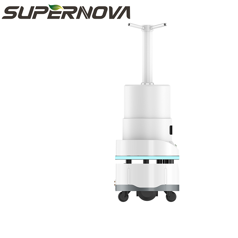 Robot Díghalrúcháin Sprae Tionscail Frith-Éifeachtúlachta Frith-Éifeachtúlachta Ard-Éifeachtúlachta Robot Steiriliú Atomizating