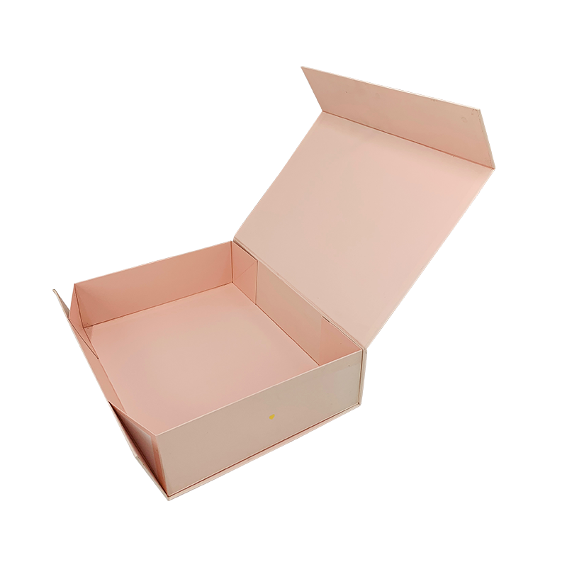 1011YSS Bosca Pacáistiú Páipéar le haghaidh bronntanas Bosca Bronntanais Pink Collapsible