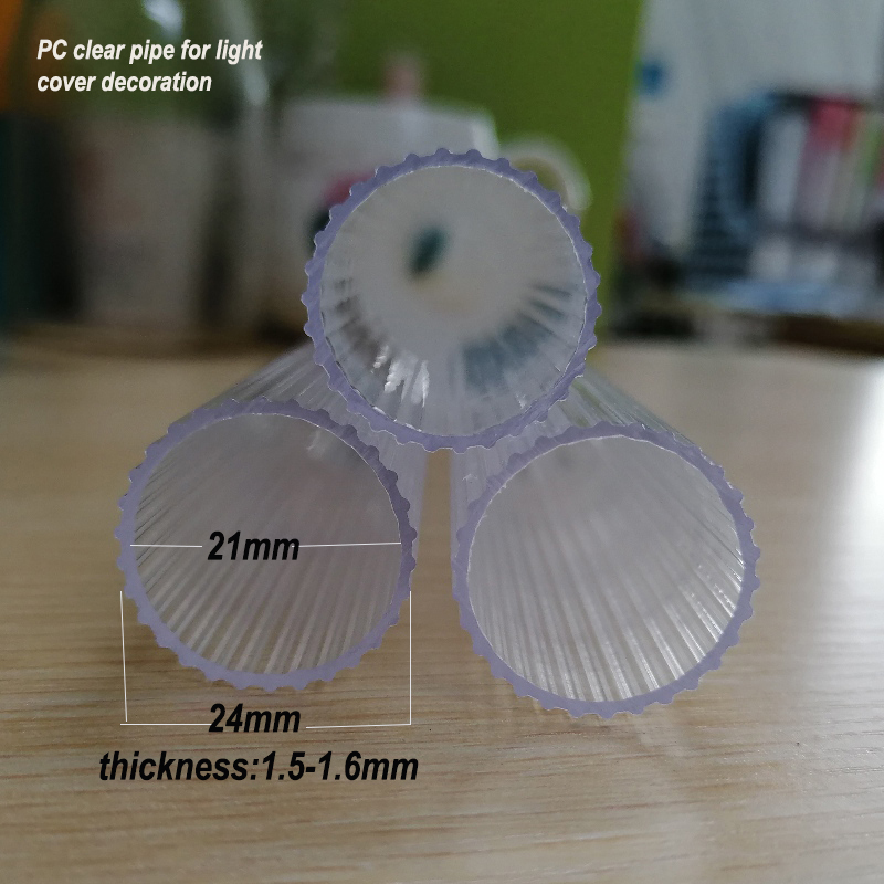 Dual-Dath Comh-easbhrúite Polycarbonate PolycarbonAte LAMPHade Soilsiú Soilsiú Clear Próifílí