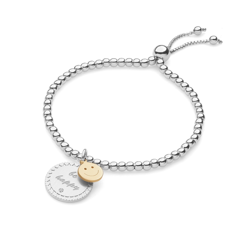 Mná gleoite stíl Eorpach agus Mheiriceá gleoite miongháire simplí aghaidh cruach dhosmálta bracelet clasp sochorraithe tSín Ruifanbao Jewel Factory