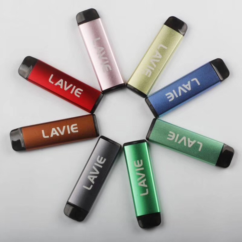Díol Te 800 Puffs Peann Vape Indiúscartha LAVIE Gan sceitheadh