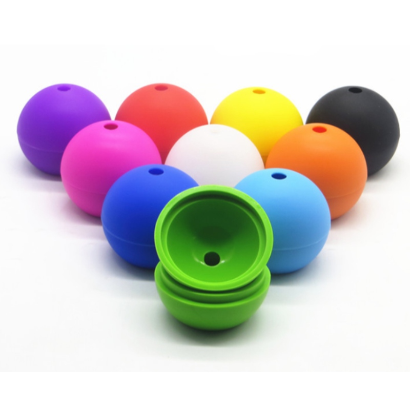 Múnla haca oighir silicone haca oighir silicone Múnla haca oighir mór 6cm babhta haca oighir múnla déanta oighir il-dath roghnach