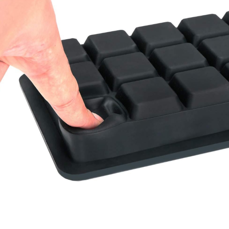 Is féidir cás oighir bloc tí laitíse oighir glóthach shilice 21 cás le múnla cumhdaigh, greille oighir bosca bia cúnta reoite a shaincheapadh le lipéad