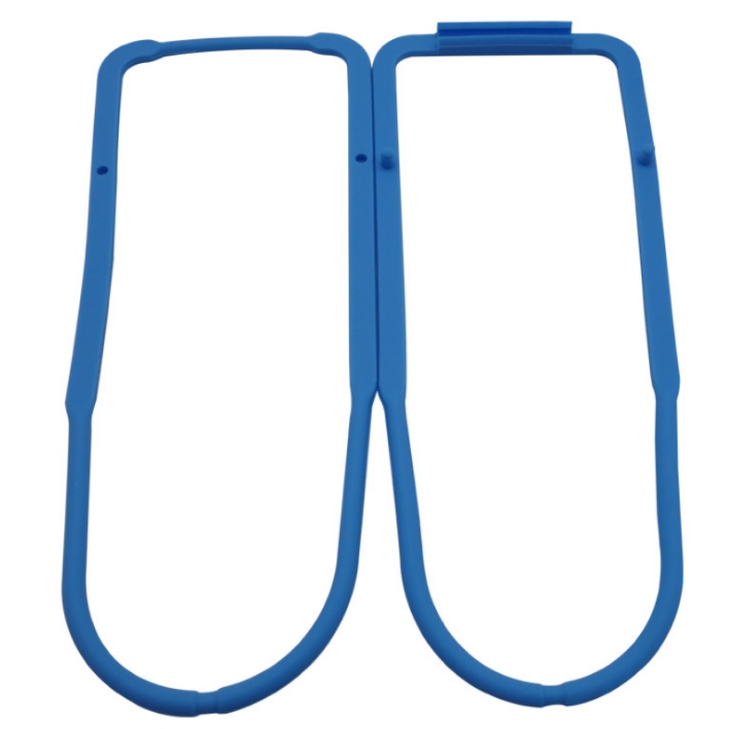 Láimhseáil bosca bia cúlpháirtí glóthach shilice 7 bpoll, múnla císte silicone, eangach oighir