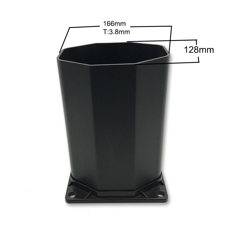 Kohandatud PVC plastmassist kaheksanurksete torude tarvikute toru rannadushi seadmete jaoks