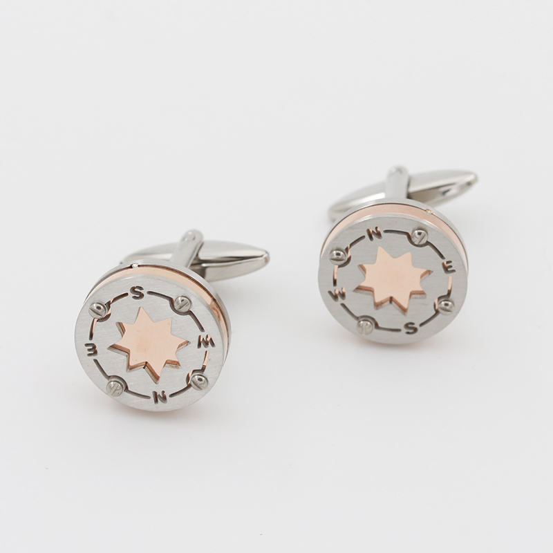 Cufflinks Stíl Gaoithe Dhá Thonna Cruach Dhosmálta Mórdhíola