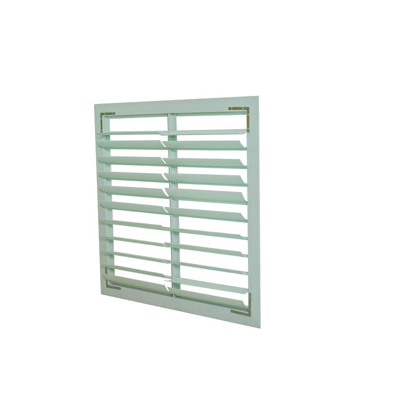 Dallaí PVC atá tíosach ar fhuinneamh comhlaí plaisteacha Aeráil PVC Louvers don lucht leanúna sceite