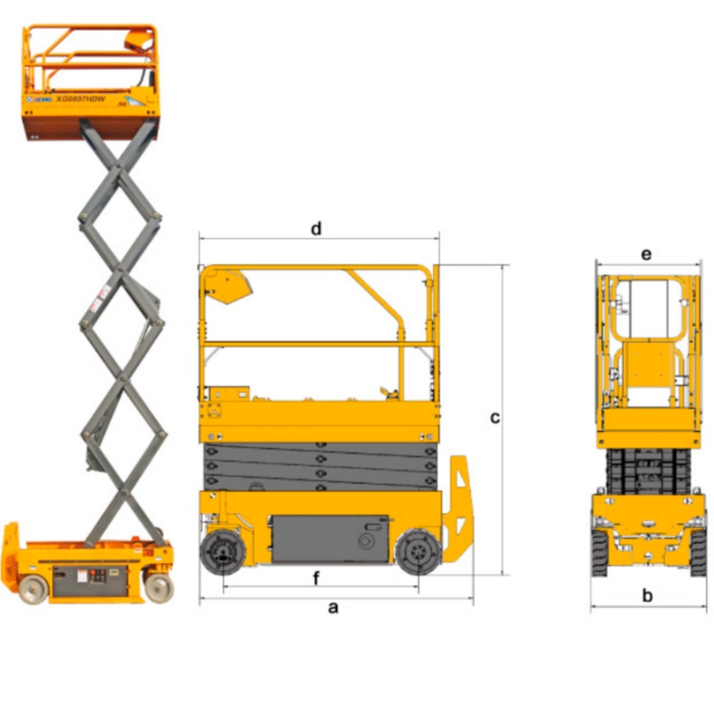 LIFTS SCISSOR XG0807HD / XG0807HDW