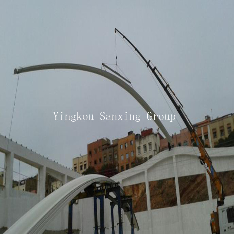 Kruvi-ühine no-Girder Large Span Roof Making Machine