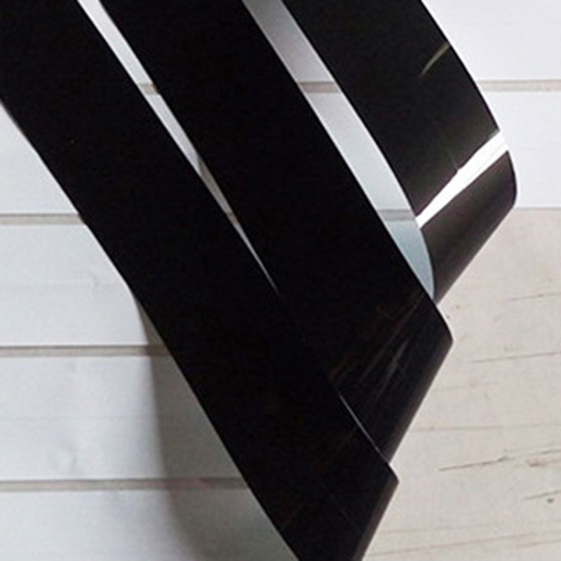 Téip scáthú resistant teocht ard a sholáthar, téip brataithe dhá thaobh PET dubh agus bán, téip dhá thaobh do tháirgí leictreonacha