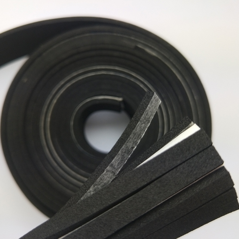 Soláthraíonn an mhonarcha cúr EPDM dubh, cúr greamaitheach lasair-retardant, cúr-ionsú turraing agus séalaithe a ghearradh go bás