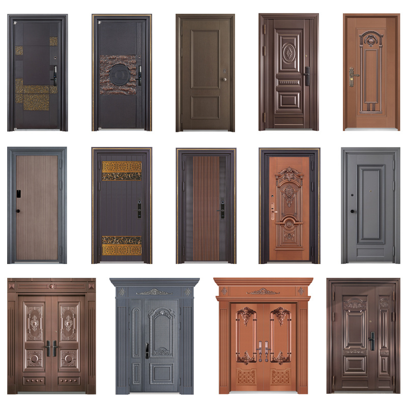 Kõrgekvaliteediline tugev soomustatud turvasüsteem Oak Solid Wood Soomustatud uks Odavad tugevad soomustatud uksed Põhilised konstruktsioonid Välisdisain Tahked puidust soomustatud puidust puidust puidust puidust puidust puidust toot...