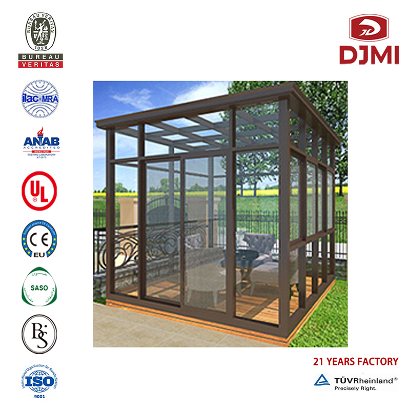 Kuum müük Custome Sunshade Sunroom Lamineeritud Glass Multinatectional Sunchade Balcony Patio Sunroom Isoleeritud Rooms/Balcony Glass Room Professional Aluminum Sunroom Flat Roof Winter Greenhouse Lamineeritud Klaas Aluminium Sunroom