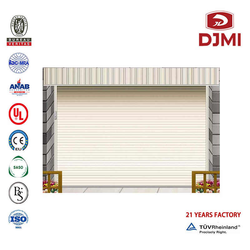 Mitmefunktsionaalsed alumiinium- ja uksehinnad Kaubanduslikud Garaažiuksed Professional Electric Aluminum Roller Double Door Residentsiaalne Garaažiuksed New Disainilahend Double Layer Slat Aluminum Roller Metal Building Garaage Doors ...