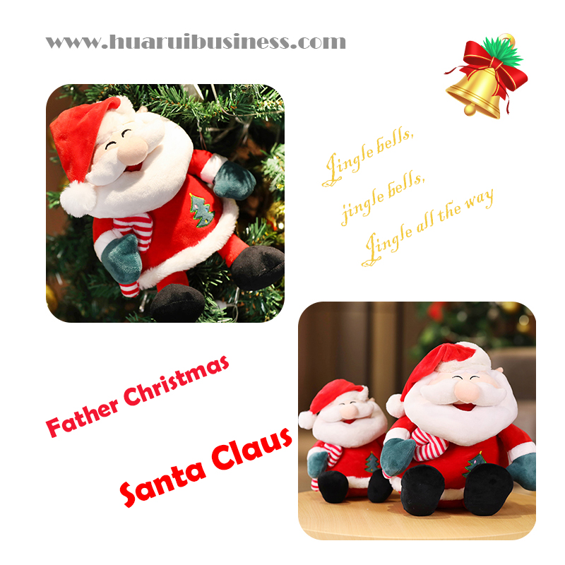 Isa Christmas/Santa Claus plush mänguasi/täistopitud nukk/jõulukink/jõulupuu dekoratsioon nukk