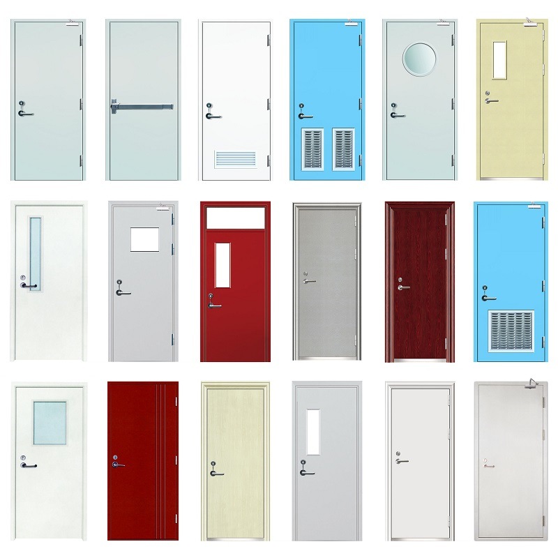 Hiina Factory Doors China Suppliers Good Price 3 tundi Steel Fire Rated Door High Quality Best-Sale Security Flush Ul Flat Steel Fire Door Chef Doors with Glass Intertek Europe Rated Rated Stainless Steel Hotel Fire Door