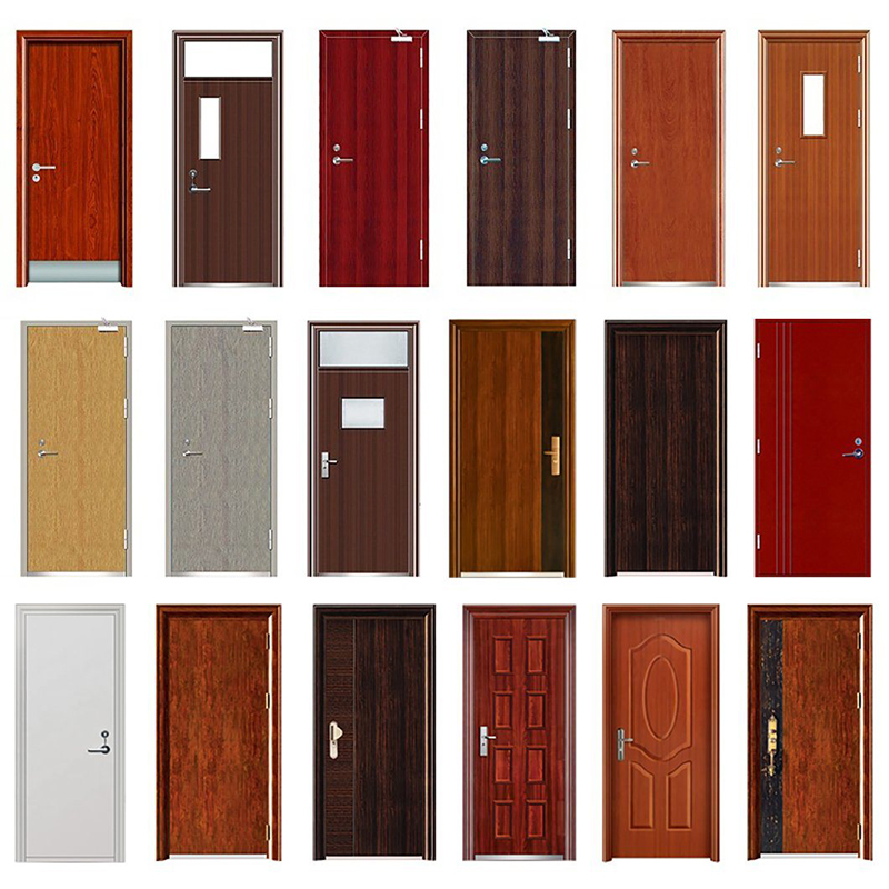 Steel Ghana Door Custome High Quality Security rohkem kui 12 aastat Kogemus Hiina madala hinnaga Ghana Steel Door Multifunktsionaalne Bulletictional Nigeeria Odavam hind Metal korteri Steel Door kasutatud exterior