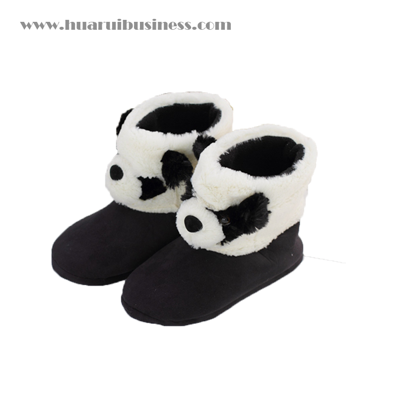 Panda naised, soojad pahkluu saapad, pehmed plush saapad, hubane plush saapad