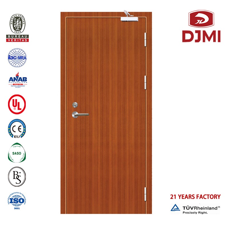 High Quality Fire Resist Wood Hollow Core Flush Door Hotel Entrance Door'i uksed Odavad 120 Minut Tulekahju määr Wood Ul Noted Hotel Door Frame Customized 90 t Fire Rate Wood Flush Flat Panel Front Hotel