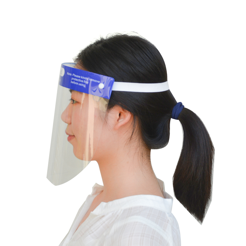 OEM Kohandatav Visor Adult Outdoor Sport Transpare Face Shield Puhasta Face Guard EN166