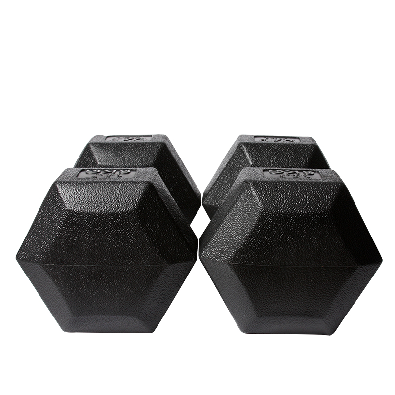 Home Hexagonal Dumbbells Hex Rubber