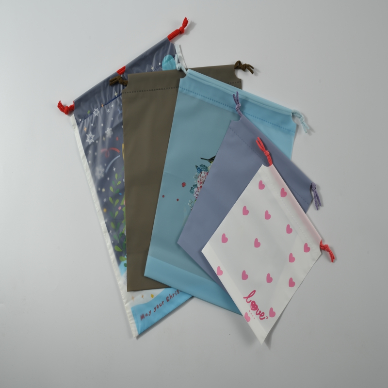 EVA Cartoon Printing Cosmetic Bag DrawString make-up Bag Women Reisib Make Up Shoes Salvestid