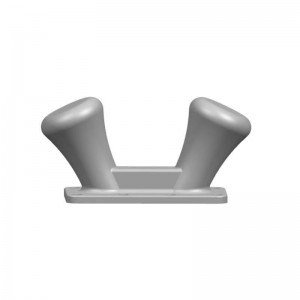 Mereneeru valatud raud bollard kohandatud värvitud värviga