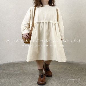 Lahtine kujundus Minimalistlik stiilne Juhuslik ühtlase värvusega Trükitud värviga puuvill ja liine kohandatud 15587 särgid