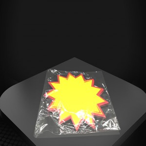 TMJ PP-718 Supermarket Poster for Retail Store hulgimüük Käekirja paber PRICE TAG custom Label Card Burst Sign pop