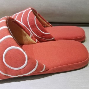 Jaapani Embordiery Mule Slippers